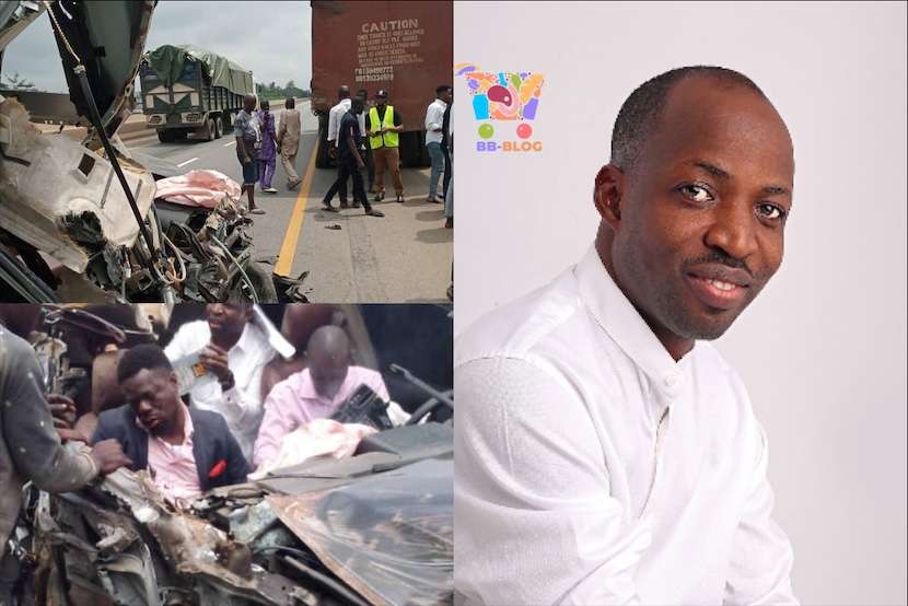 Gospel singer, Dunsin Oyekan survives a ghastly motor accident (photos)