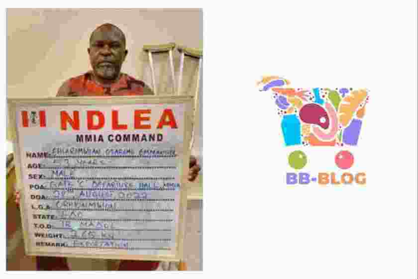 Physically challenged man arrested at Lagos airport for trafficking drugs