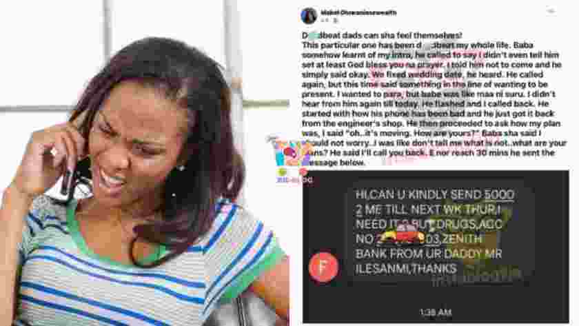 “I don’t know you” – Lady bars ‘deadbeat’ father from her wedding for being absent from her life for 27 years