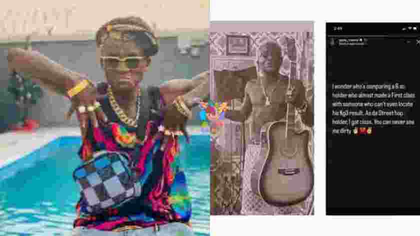 You are just an ordinary hypeman- Portable drags Goya Menor for winning ‘Best Street Hop Artist’ at Headies Award (video)