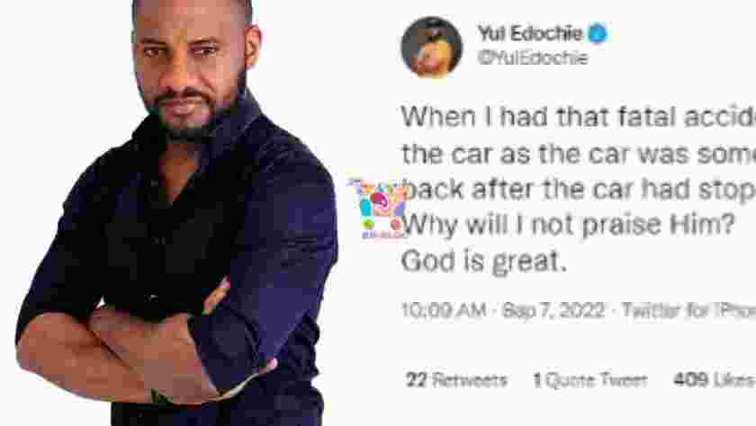 Actor, Yul Edochie recounts how God miraculously saved him from a freak accident