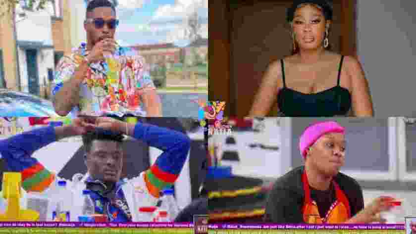 #BBNaija “If you don’t beg me before December, my name is not Segun Olusemo” – Sheggz threatens Rachel following food fight (video)